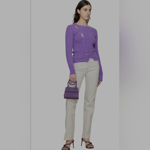 COPY - Jacquemus purple le Chiquito noeud bag - Picture 9 of 12